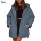 💖Elegante Lange Quilted Winterjas voor Dames Met Capuchon - Lichtgewicht & Warm, Alsof Je In Een Wolkenkleed Liggen