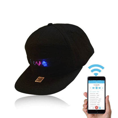 💘Valentijnsaanbieding: 50% Korting!🧢 Aanpasbare LED Boodschap Hoed – Maak Je Eigen Bericht Via App!