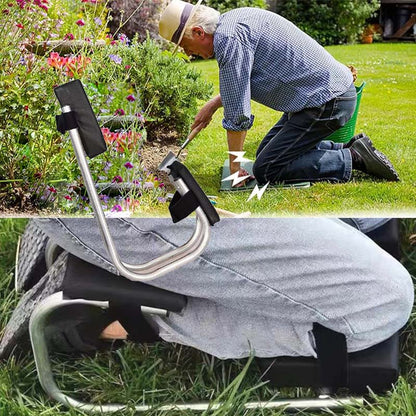 ❄️Zomerfresh 50% Korting!🔥2-in-1 Tuinknielbank met Zitfunctie – Ergonomische Tuin Kniebank & Stoel – Opvouwbare Tuinhulp tegen Knie- en Rugpijn – Heavy Duty tot 150 kg