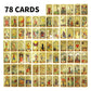 🔥Explora el mundo místico del Tarot Tarot de láminas de oro🔥