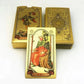 🔥Explora el mundo místico del Tarot Tarot de láminas de oro🔥
