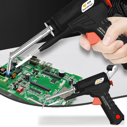 ❄️Zomerfresh 50% Korting!🔧60W Soldeerpistool Set – Snelle Opwarming, Complete DIY Reparatiekit met Accessoires