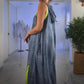⏳Tijdelijke aanbieding⏰Dames casual mouwloze denim maxi-jurk👗