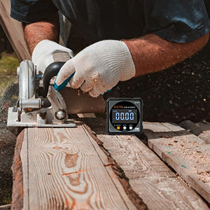 🌞Fris De Lente In Met 50% Korting!📐Mini Digitale Hellingmeter met LCD-scherm – 360° Magnetische Inclinometer met Hoge Precisie voor Houtbewerking & Bouw