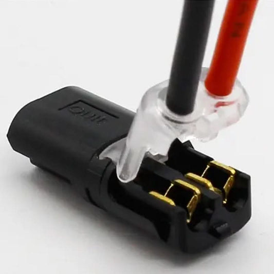 🌞Fris De Lente In Met 50% Korting!🔌Dubbeldraads Push-in Connector met Vergrendelingsgesp – Veilig & Snel Verbinden in 70% Minder Tijd!