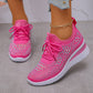 👟 ✨Ademende Mesh Sneakers Met Strass: Fijn Voor De Zomer, Mooi Voor Elke Outfit!