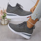👟 ✨Ademende Mesh Sneakers Met Strass: Fijn Voor De Zomer, Mooi Voor Elke Outfit!
