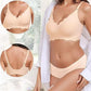 Naadloze push-up bh, diepe V-hals, zonder beugels