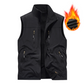 🧥 Oversized Mouwloos Gilet Heren – Winddicht, Diefstalveilig & Omkeerbaar!
