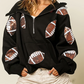 Dames Fashion Sequin Hoodie (Lange Mouwen) – Glitterend voor Party & Alledaagse Styling!