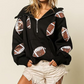 Dames Fashion Sequin Hoodie (Lange Mouwen) – Glitterend voor Party & Alledaagse Styling!