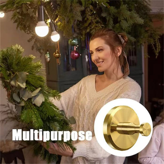 ✨ Hoe meer je koopt, hoe meer je bespaart! ✨🎄 Kerst Zuignaphaakjes - Stevig Tot 5kg, Zonder Gaten in Deur of Muur!