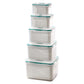 2-in-1 MAGIE: SLAAN AFDRINGEN ：Afdrenerend Vershoudend Voedselcontainer