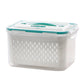 2-in-1 MAGIE: SLAAN AFDRINGEN ：Afdrenerend Vershoudend Voedselcontainer