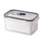 2-in-1 MAGIE: SLAAN AFDRINGEN ：Afdrenerend Vershoudend Voedselcontainer