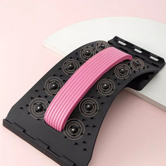 Lumbale Correctieplaat met Uitstekende Massagepunten: 3-Standen Stretch & Tractie, Verlicht Rugpijn in 10 Min