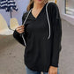 👕 ✨Eenvoudige Unicolor Hoodie met Rits: Warm, Comfortabel & Alles Geschikt!
