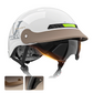 Nederlands Gecertificeerde Vintage Halve Helm - Ademende Ventileerde Retro Helm voor Stedelijk Vervoer & Café Racer Liefhebbers