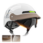 Nederlands Gecertificeerde Vintage Halve Helm - Ademende Ventileerde Retro Helm voor Stedelijk Vervoer & Café Racer Liefhebbers