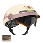Nederlands Gecertificeerde Vintage Halve Helm - Ademende Ventileerde Retro Helm voor Stedelijk Vervoer & Café Racer Liefhebbers