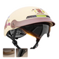 Nederlands Gecertificeerde Vintage Halve Helm - Ademende Ventileerde Retro Helm voor Stedelijk Vervoer & Café Racer Liefhebbers