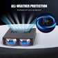 Waterdichte Auto LED-Grilleverlichting (2 Kleuren) - IPX67 Weerbestendig, 12V-80V Universeel (Spaar Accu)
