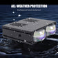 Waterdichte Auto LED-Grilleverlichting (2 Kleuren) - IPX67 Weerbestendig, 12V-80V Universeel (Spaar Accu)