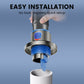 50/75mm Universele Vloerafvoer - Dubbele Afdichting + Zwaartekracht Seal, Anti-Geur & Anti-Insect