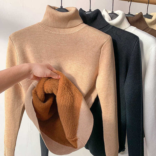 🍂Kleurwisselingsvoordeel 49% KORTING🎁 Winter Fleece Dik Gebreide Trui – Tot -30°C Warm, Knuffelzacht & Super Praktisch voor Ouderen!