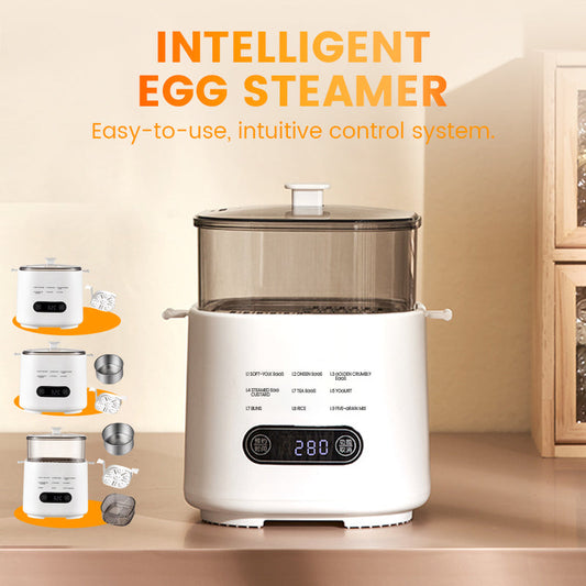 ✨ Multifunctionele Mini Eierkoker Met Slim Touchscreen – Keuken Essential Voor Perfecte Eieren & Meer!