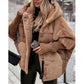 Herfst/Winteractie: Meer dan 50% korting + nóg eens €6 eraf! Op=op!Luxe Dames Oversized Gebreide Puffer Jas – Winter Must-Have met Patchwork Design & Maximum Warmte!