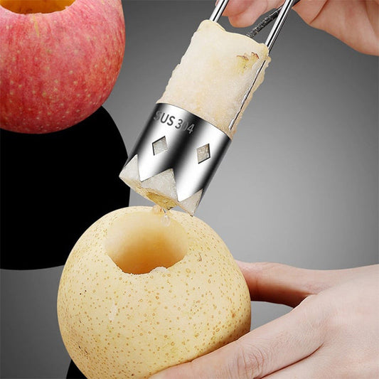 🚫❌ Geen Meer Fruitkernen & Veilig Voor Kinderen! Universele RVS Fruitkernverwijderaar – Snel & Makkelijk!
