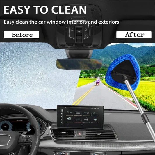 ✨ Auto Voorruit Reiniger Set – Uittrekbaar & 180° Draaibaar! Geen Hoekje Onschoon Meer!