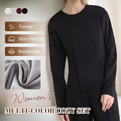 Dames Multi-Kleur Comfort Set – Perfect Als Ondergoed & Uiterkleding, Alledaags Luxe!