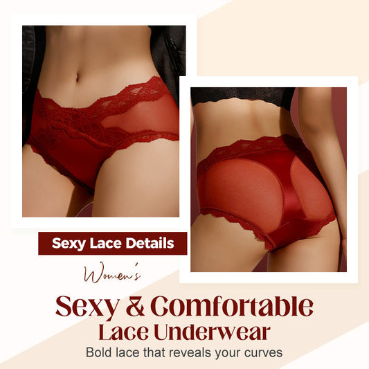 💋 Dames Kanten Ondergoed: Sexy, Comfortabel & Anti-Irritatie – Geniet Van Alledagse Luxe!