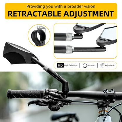 🔥 50% KORTING – 360° Verstelbare Fietsachteruitkijkspiegel | Veiligere Rijdervaring, Geen Dode Hoeken! ⏳ UITVERKOOP!