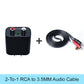 🎉Nieuwjaars Cadeau 50% KORTING!🎧Bluetooth 5.0 HIFI Audio Ontvanger (RCA+3.5mm) – Plug-and-Play & Lange Afstand: Upgradieer Oude Luidsprekers!