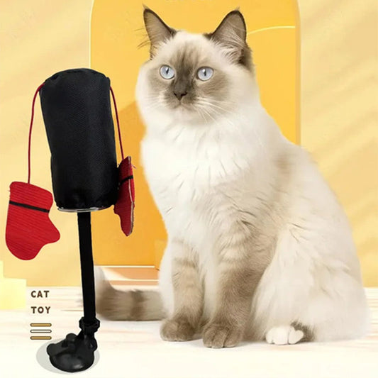 🐾 Interactief Katten Boxsack Speelgoed – Hou Jouw Kat Actief & Vermaakt!