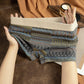 Herenslips Met Geometrisch Patroon – Ademend & Comfortabel！