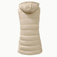 🧥 Lang Gewatteerd Dames Vest Met Rits – Warm, Stijlvol & Veelzijdig Voor Elke Outfit!