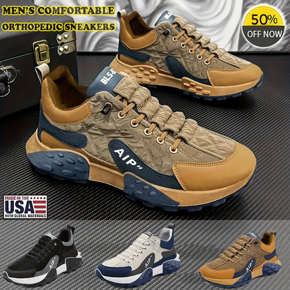 👞 Heren Orthopedische Comfort Sneakers – Waterdicht, Ontspannend & Stijlvol Voor Alle Weersomstandigheden!