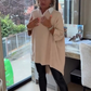 👚 Dames Top Met Lange Mouwen & Overhemdkraag - Comfortabel & Stijlvol!