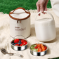 🎉Nieuwjaars Cadeau 50% KORTING!🍱1,5L Vacuümgeïsoleerde Lunchbox (Roestvrij Staal): 12 Uur Warmhouden + Lekvrij & Laagjesontwerp – Perfect Voor Onderweg!