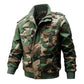 💪 Heren Militaire Jas Met Opstaande Kraag & Rits - Stijlvol & Functioneel!