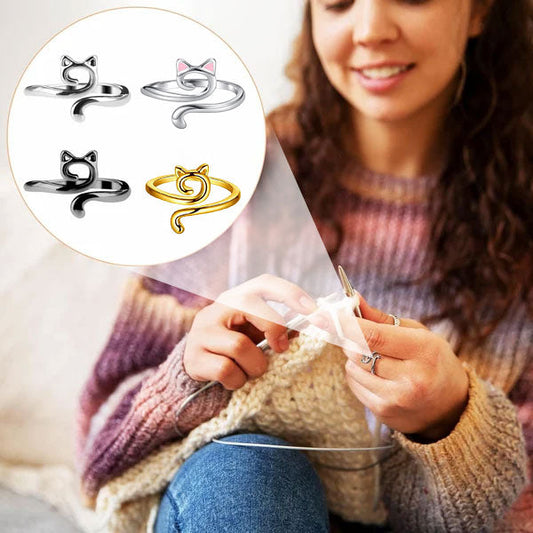 💍 Verstelbare Brei- en Haaklusring - Snel, Comfortabel & Stylish! 🧶✨