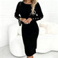 Women’s Ribbed Knit Top & Skirt Set
