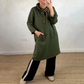 💃 Oversized Hoodiejurk met Zakken – Capuchon met Trekkoord & Veelzijdig voor Herfst/Winter! ✨