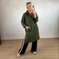 💃 Oversized Hoodiejurk met Zakken – Capuchon met Trekkoord & Veelzijdig voor Herfst/Winter! ✨