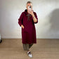 💃 Oversized Hoodiejurk met Zakken – Capuchon met Trekkoord & Veelzijdig voor Herfst/Winter! ✨