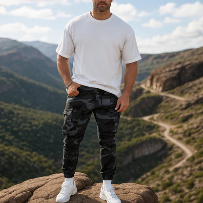 Hoogwaardige camouflagebroeken voor mannen